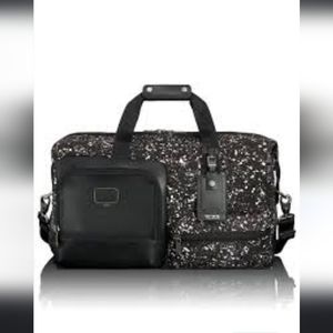 Tumi Alpha Bravo Grissom Travel Satchel, Galaxy Print Duffle Bag